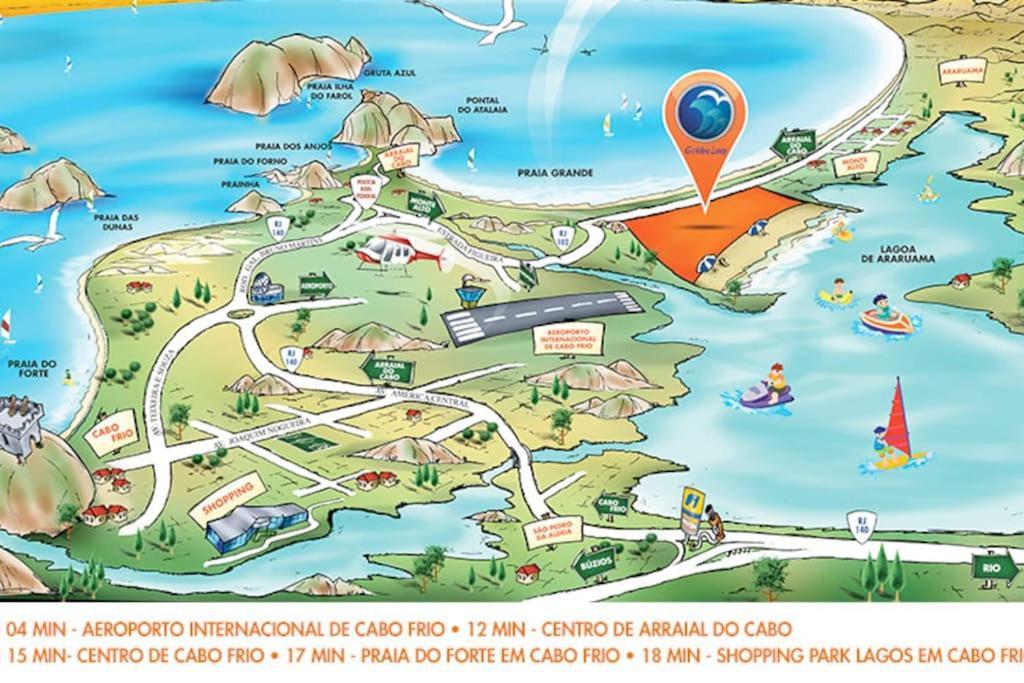 Apart hotel Golden Lake Arraial do Cabo Buitenkant foto